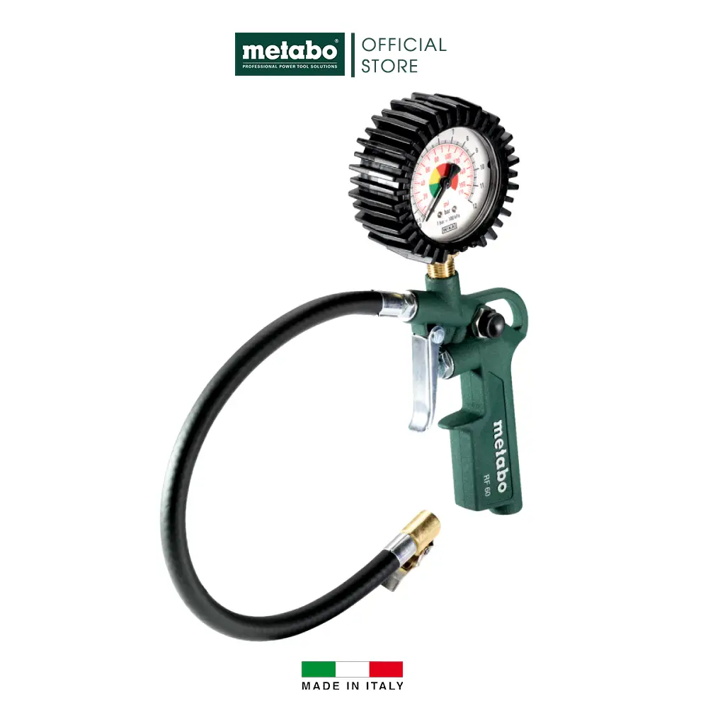Súng bơm lốp xe đồng hồ Metabo RF 60